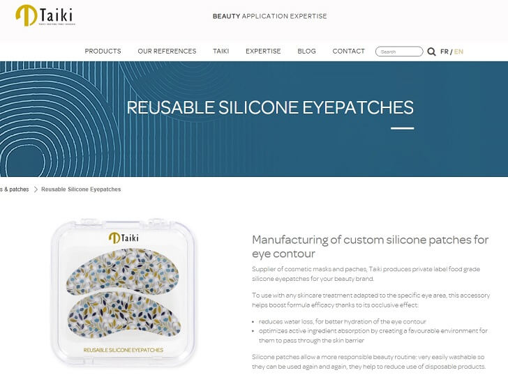 taikicosmetics eyepatches manufacturer